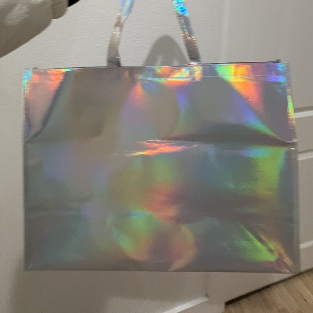 Holographic Target Tote Bag
